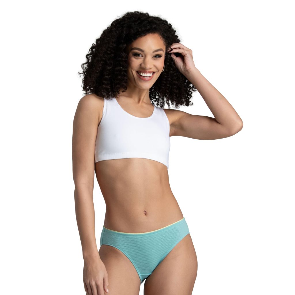 Fruit Of The Loom Womens Breathable Underwear, 6 Pack - Colors May Vary, 7(L)