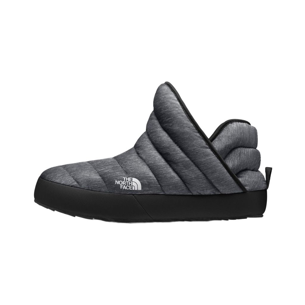 The North Face Women's Thermoball Traction Winter Bootie - Insulated, DWR Finish, Phantom Grey Heather Print/TNF Black, 9
