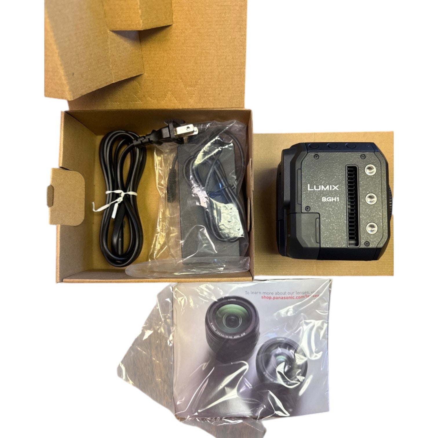 Panasonic LUMIX BGH1 4K Box Mirrorless Camera +Livestreaming, Camera Only, Black