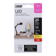 Feit Electric Bp20g4/830/led G4 Led Bulb, 2 Watts, 12 Volts