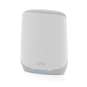 NETGEAR Orbi Whole Home Tri-Band Mesh WiFi 6 Add-on Satellite (RBS760) – Works with Your Orbi WiFi 6 System – Security Features - Adds Coverage up to 2,500 sq. ft. - AX5400 up to 5.4 Gbps