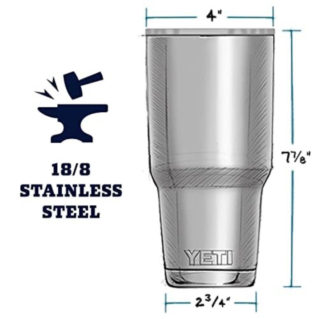 Yeti Rambler 30oz Tumbler with MagSlider Lid, Sandstone Pink