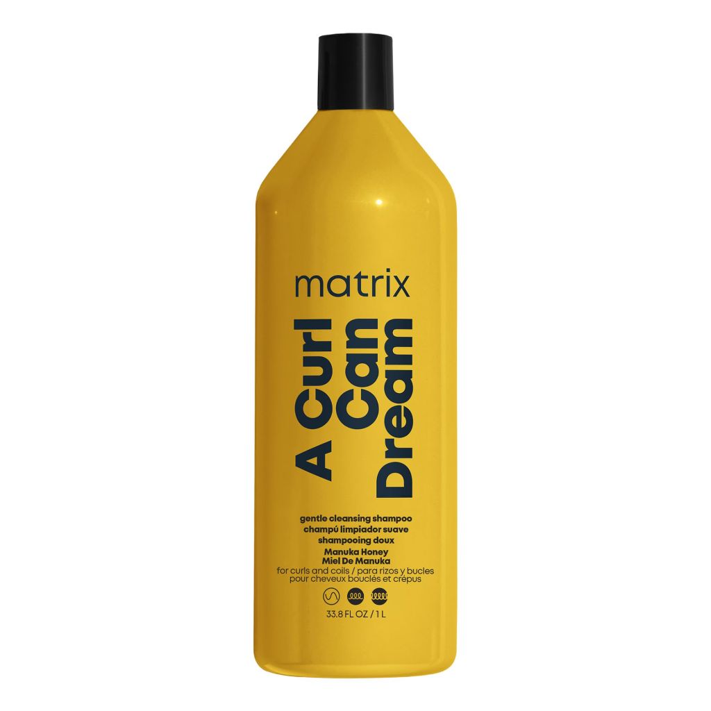 Matrix A Curl Can Dream Deep Cleansing Shampoo | Clarifying Shampoo | Preserves Curl Pattern, Removes Build Up | For Curly & Coily Hair | Silicone & Paraben Free | With Manuka Honey Extract