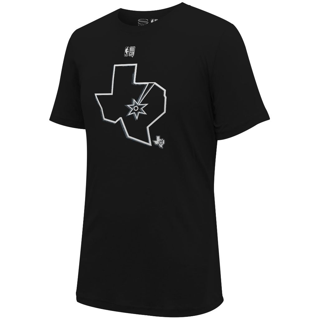 SZ L, NBA Con Stadium Essentials Team Tee, San Antonio Spurs