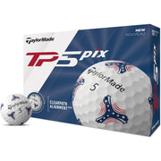 TaylorMade TP5 Pix 2.0 USA Golf Balls, 1 Dozen