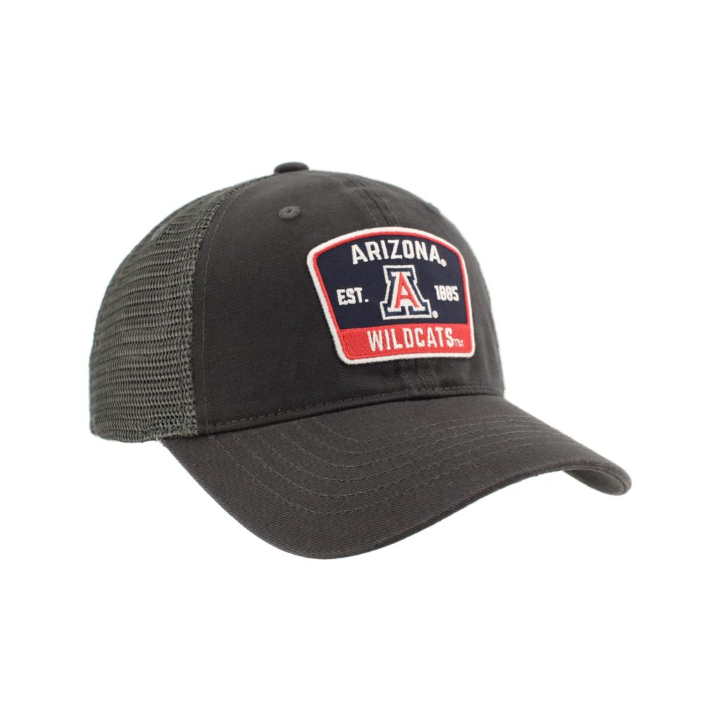ZHATS Standard NCAA Officially Licensed Hat University Patch Switchback Charcoal, Grey, One Size