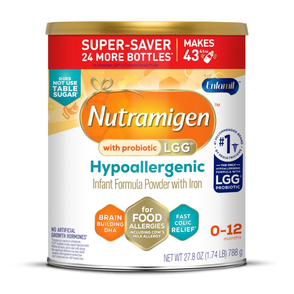 Enfamil Nutramigen Hypoallergenic Baby Formula with Iron, Lactose Free, 27.8 Oz Can