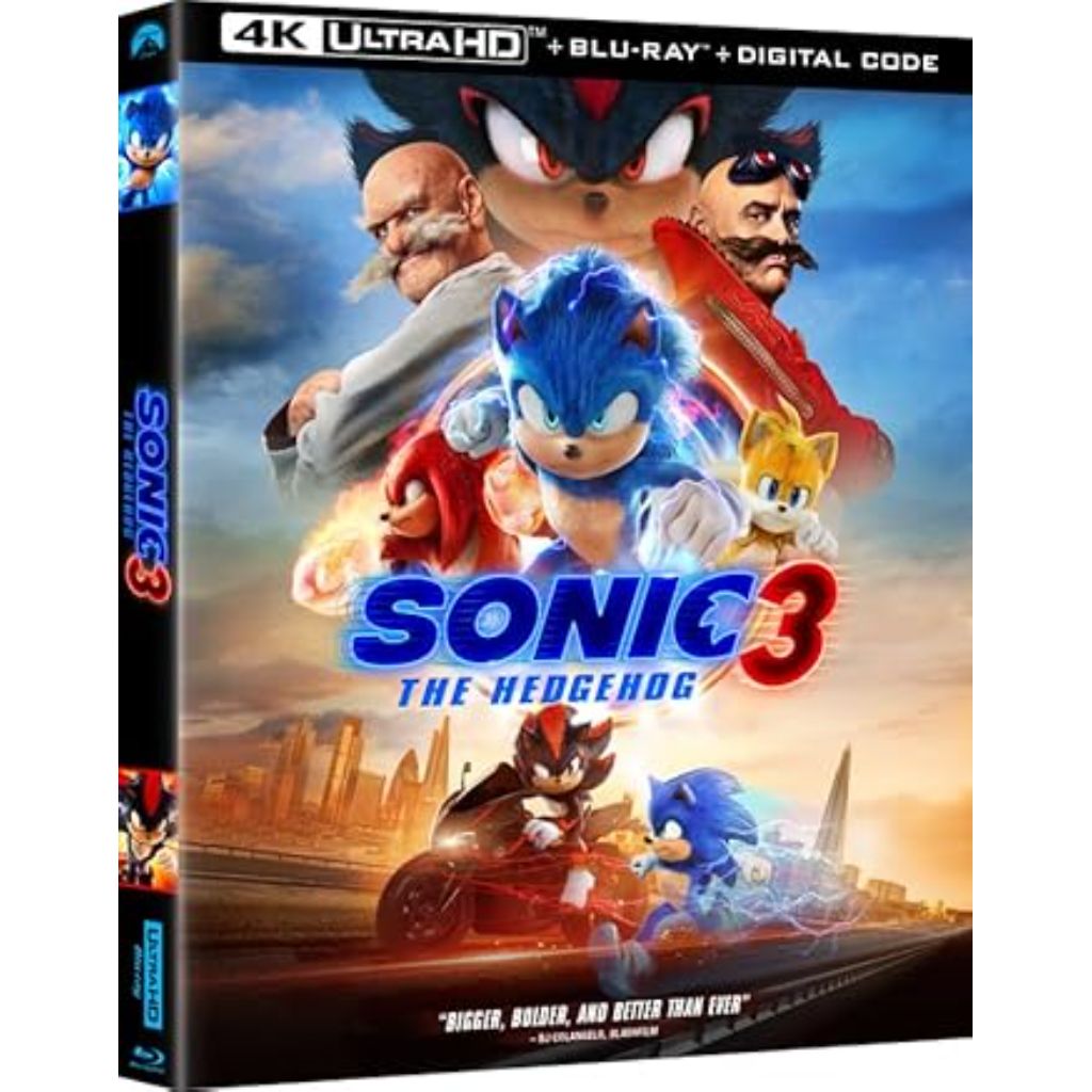 Sonic The Hedgehog 3 [4K + Blu-Ray + Digital Copy] [4K UHD]