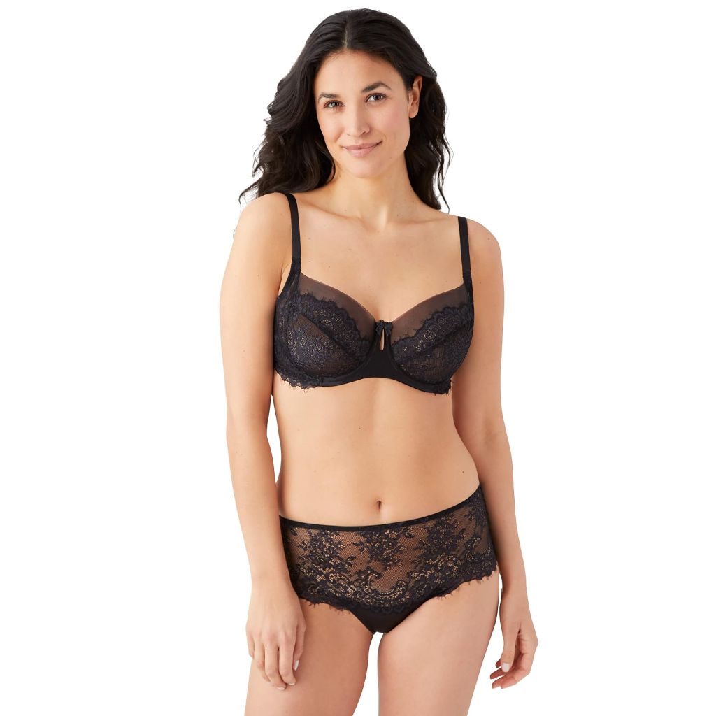 Wacoal Center Stage Underwire 855323 Black/Graphite 32C