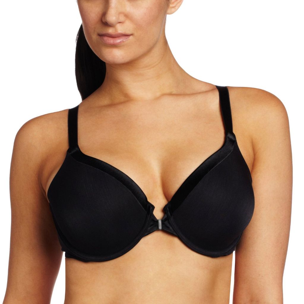 Vanity Fair Women's Illumination Front Close Underwire Bra 75339, FC Midnight Black, 38C
