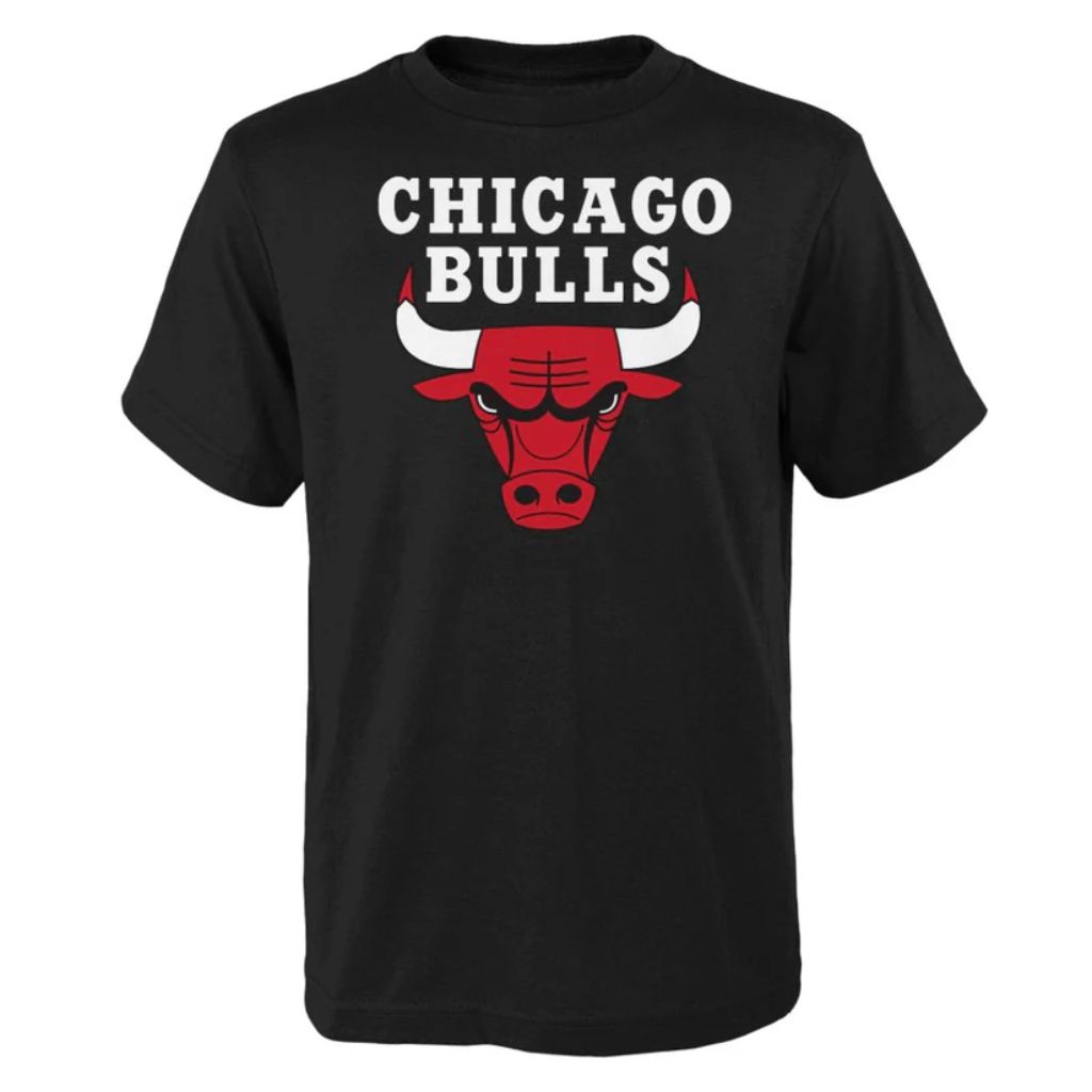 SZ M, NBA Con Team Tee, Chicago Bulls | Black