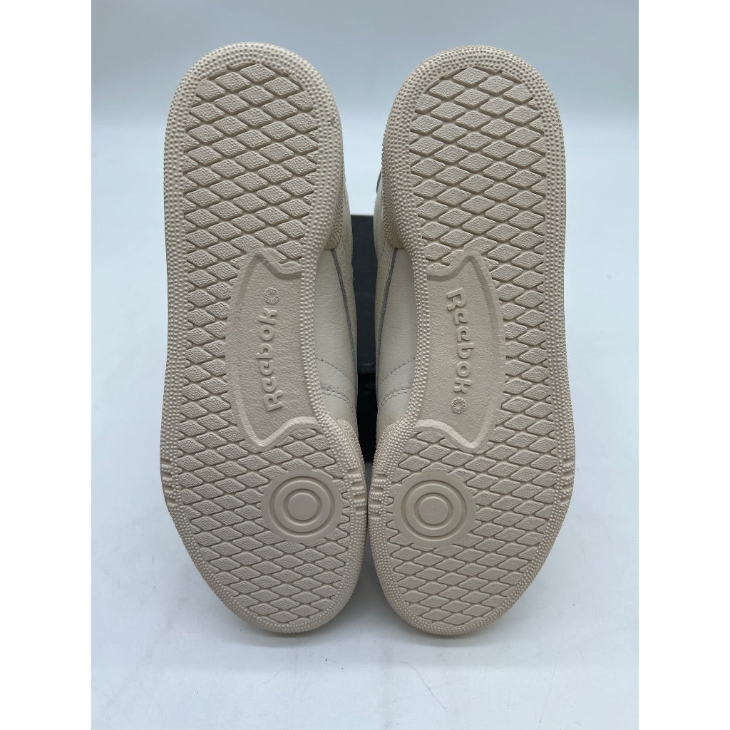 Reebok Women's Club C 85 Vintage Tennis Shoes, Chalk/Alabaster/Glen Green, Size 8