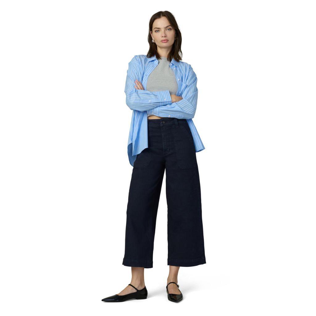 Joe's Jeans Women's The Chloe High Rise Utility Wide Leg Pant, Night Sky, 31