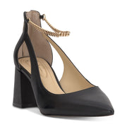 Jessica Simpson Women's Sylan Chain-Strap Cutout Pumps, Size 5.5M - Black (Defected Box)