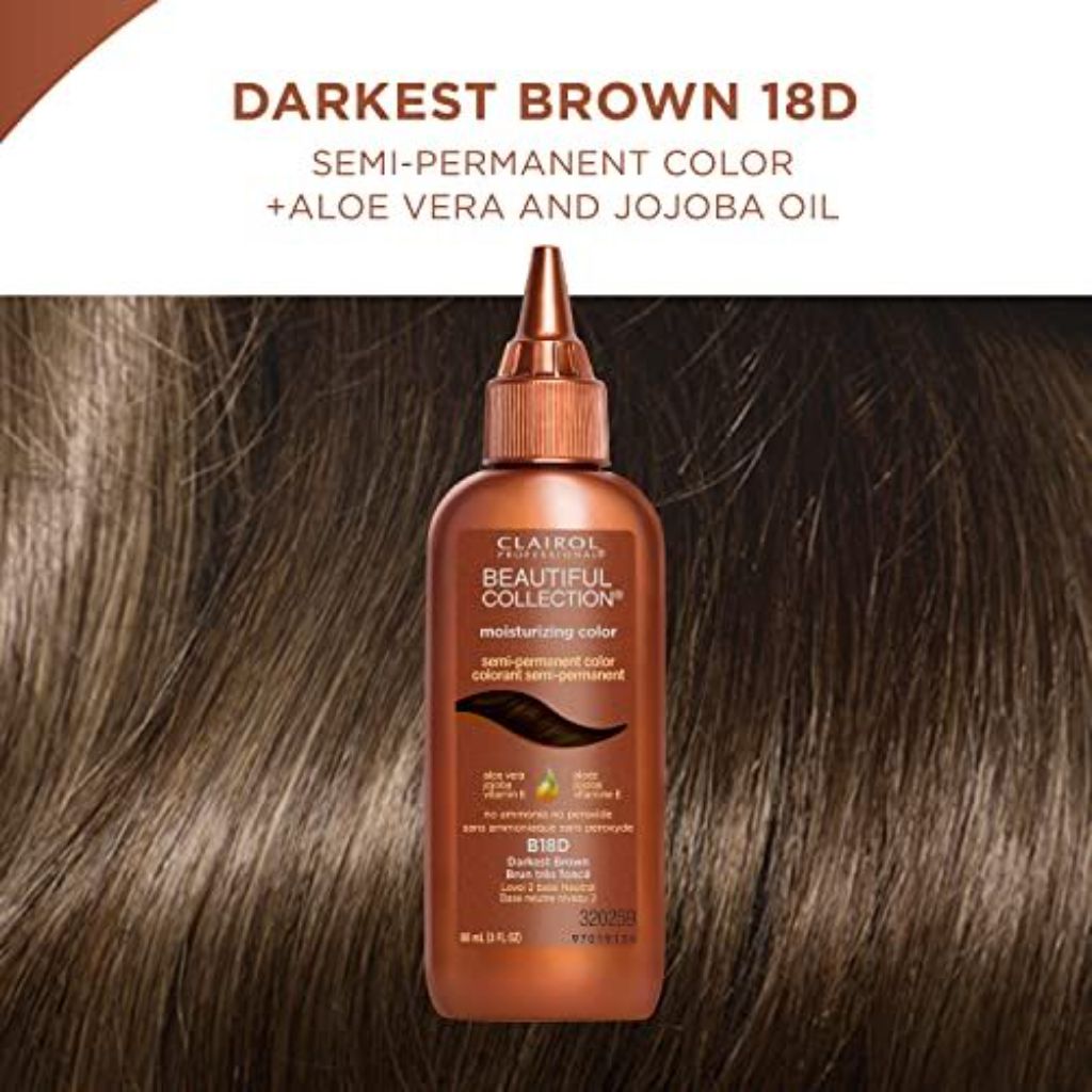 Clairol Beautiful Collection B18D Darkest Brown Hair Colour