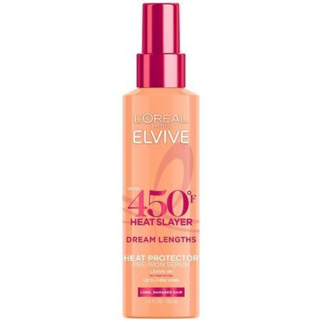 L'Oreal Paris Elvive Dream Lengths Heat Slayer Pre-Iron Leave-In Spray - 4.4oz
