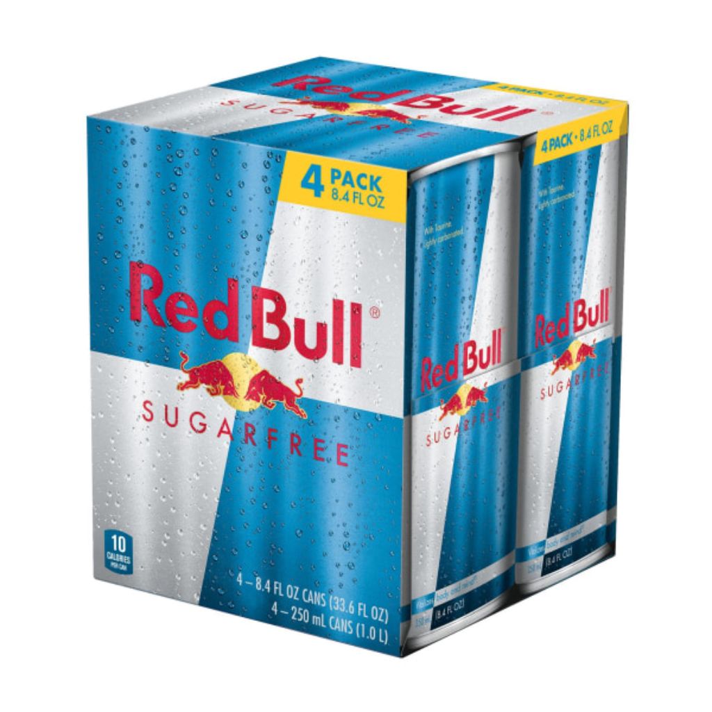 Red Bull Sugar Free Energy Drink - 8.4 fl. oz. (4 Pack)