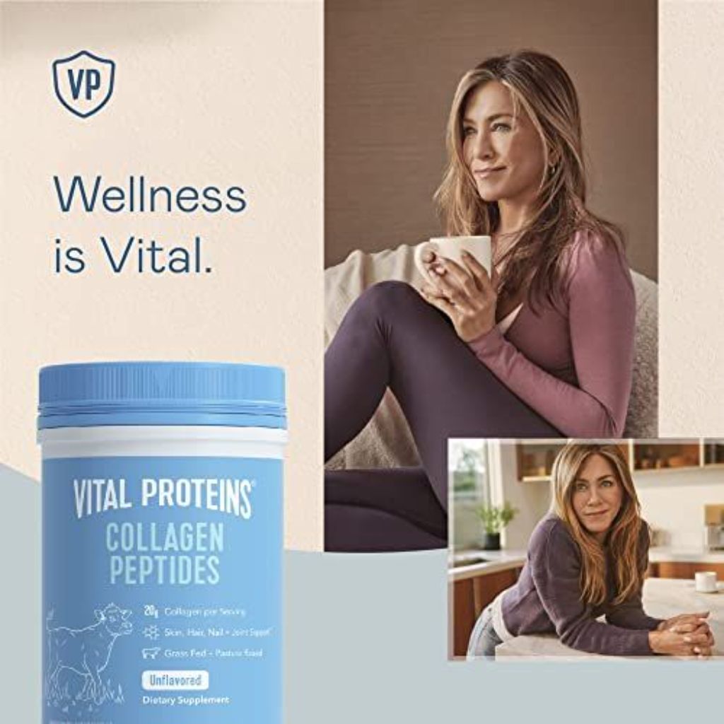 Vital Proteins Collagen Peptides Powder for Hair, Skin, Bone, & Joint Health - Unflavored, 19.3oz