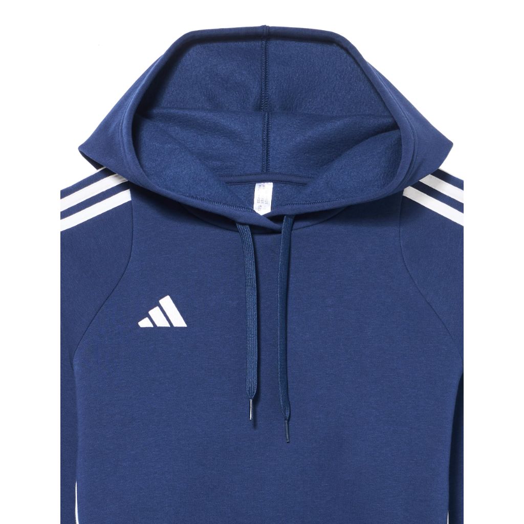 adidas Women's Tiro 24 Sweat Hoodie - Team Navy Blue/White, Small/Tall + 2"