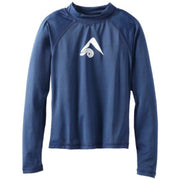 Kanu Surf Boys' Rashguards Navy - Navy Logo Rashguard - Toddler & Boys Size 10