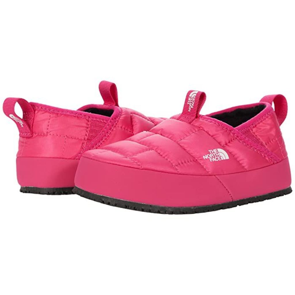 The North Face Thermoball Traction Mule II, Cabaret Pink/TNF White - Big Kid 5
