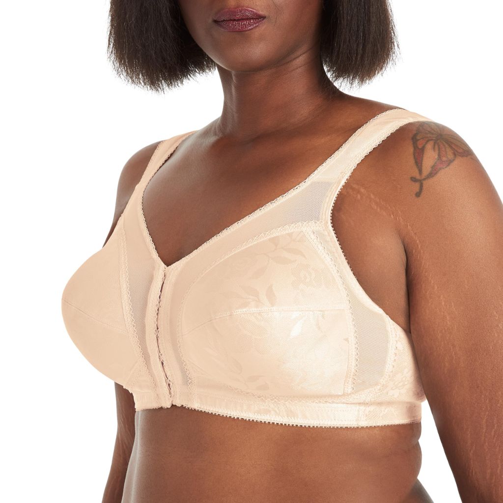 Playtex Womens Wirefree W/ Flex Back Bra, Light Beige - size 42DD