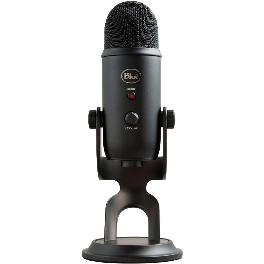 Logitech for Creators Blue Yeti Premium Multi-Pattern USB Microphone, Black