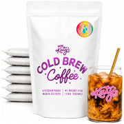 Katy’s Cold Brew Coffee Bags (Makes 32 Cups) – Medium-Dark Brazil Roast