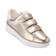 Cole Haan Women's Grandpro Topspin Triple Strap Sneakers - Soft Gold, Size 5.5
