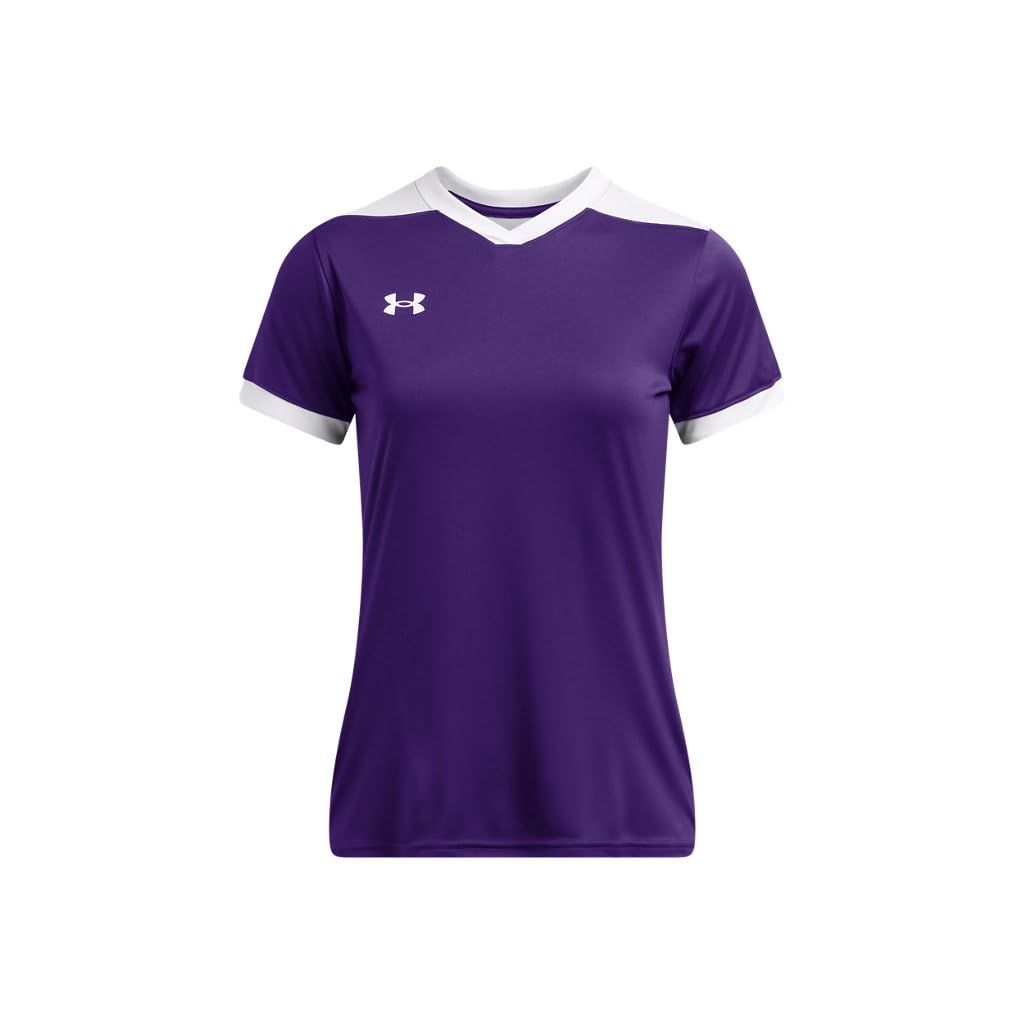 Under Armour Women's Maquina 3.0 Jersey, Purple/ White, X-Large
