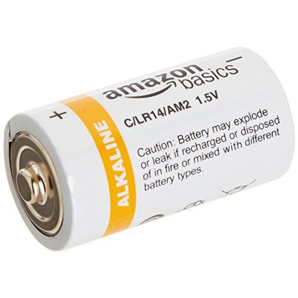 Amazon Basics 1.5V Alkaline Batteries - C Cell - 12 Pack