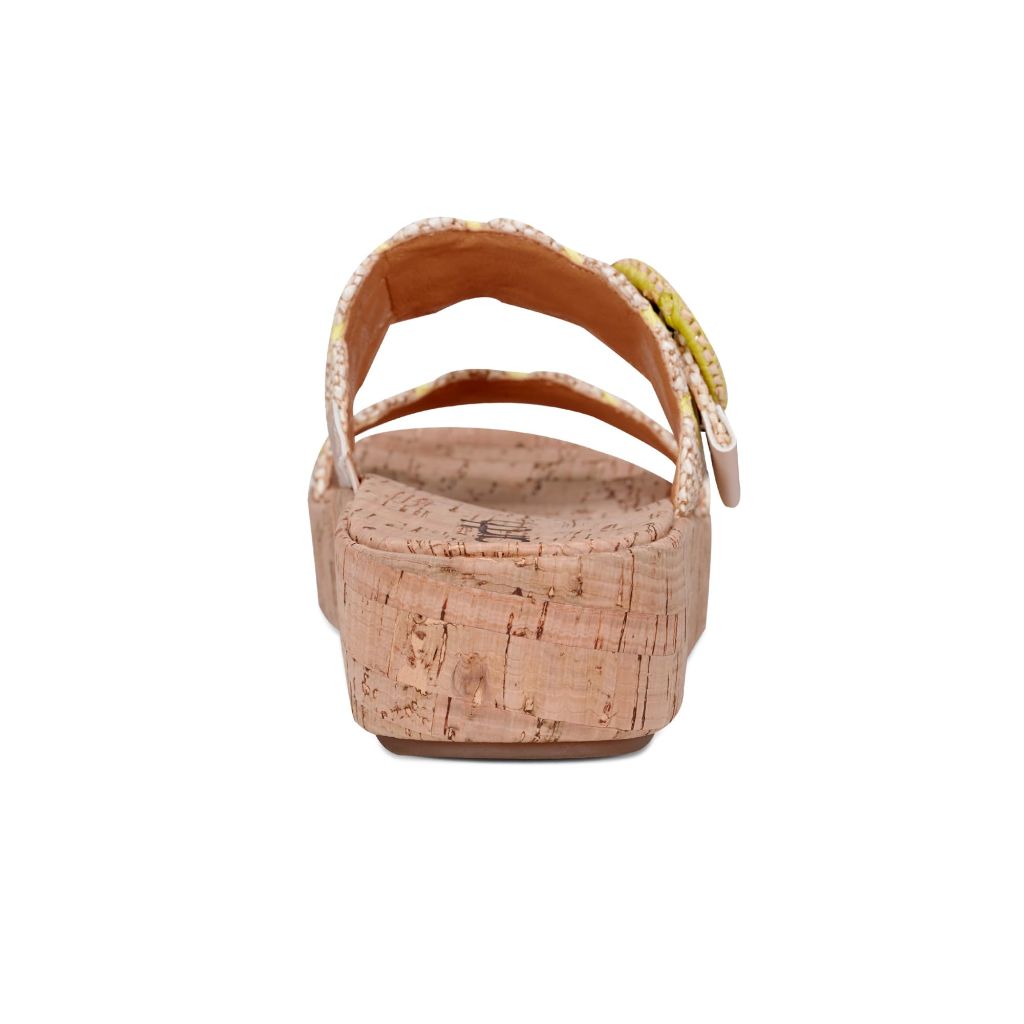 Earth Subtle Platform Wedge Sandals, Light Natural 110 - size 9M