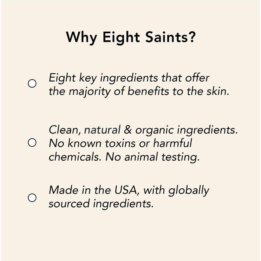 Eight Saints Most Loved Starter Routine Skincare Set, 0.5oz/15ml