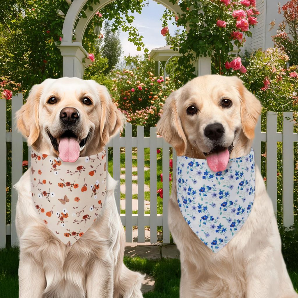 Agroon Fall Dog Bandanas XLarge 3PCS