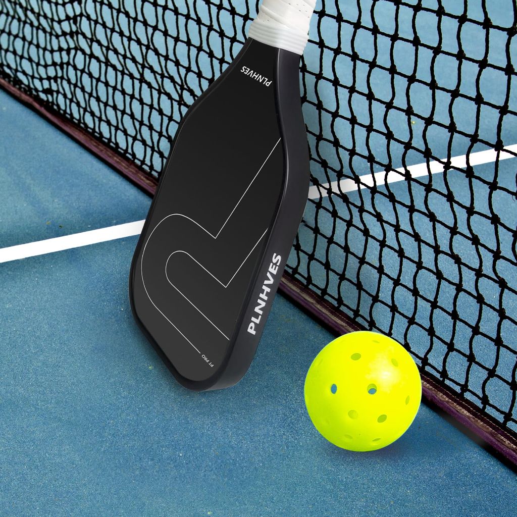 Pickleball Training Paddle - Pickleball Trainer Practice Paddle, Extra Long Handle, 16mm Core Sports Sweet Spot Training Racket