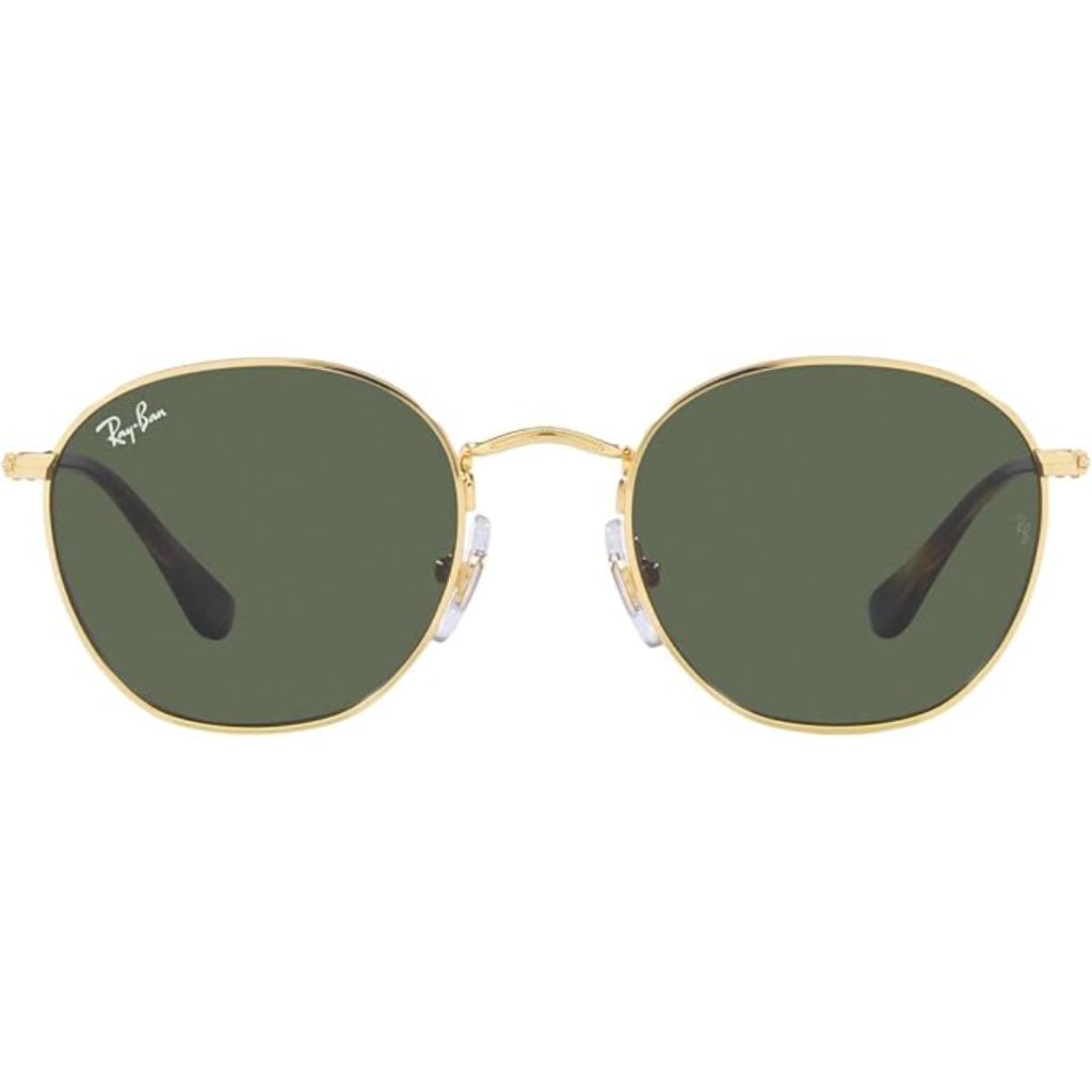 Ray-Ban Kids' Rj9572s 223/71 Rob Round Sunglasses - Arista Gold/Dark Green