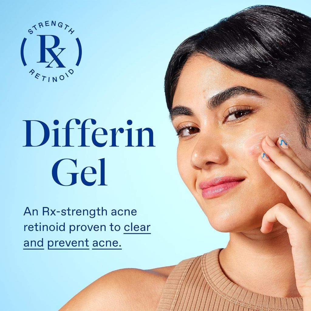 Differin Acne Treatment Gel, 45g Tube, Pack of 2