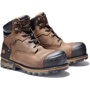 Timberland PRO Men's Boondock 6 Inch Composite Safety Toe Waterproof Work Boot - Brown, Size 8
