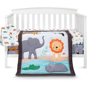 90210 Baby 5pc Crib Bedding Set - Jungle Theme