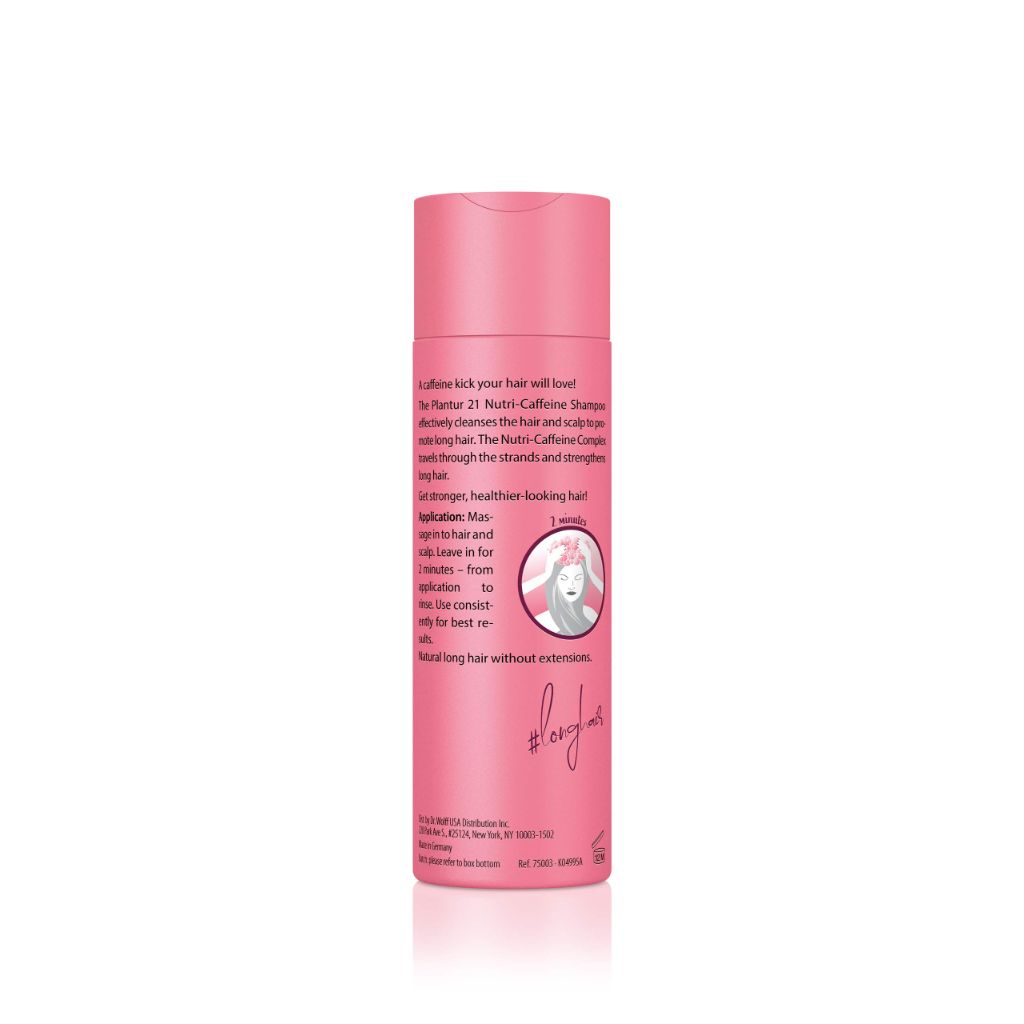 Plantur 21 longhair Nutri-Caffeine Women's Long Hair Shampoo with Keratin and Biotin - 6.76 fl oz