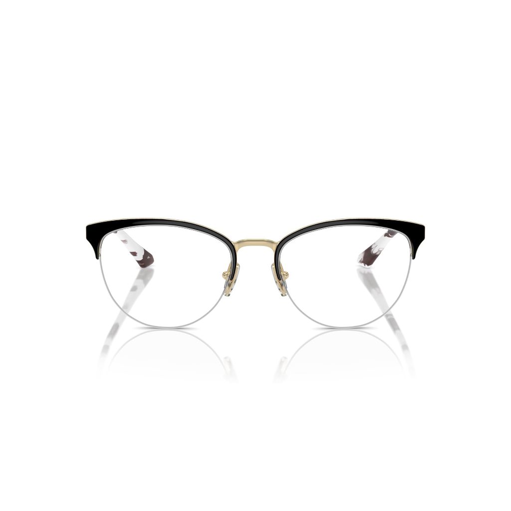 Vogue Eyewear VO4304 352 Eyewear Frames - Top Black/Pale Gold, 53mm