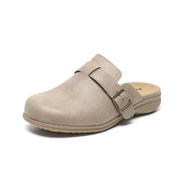 Amoji Women Clogs Mule Slip On Lady Backless Shoes FZ711 Sandy Size 7.5
