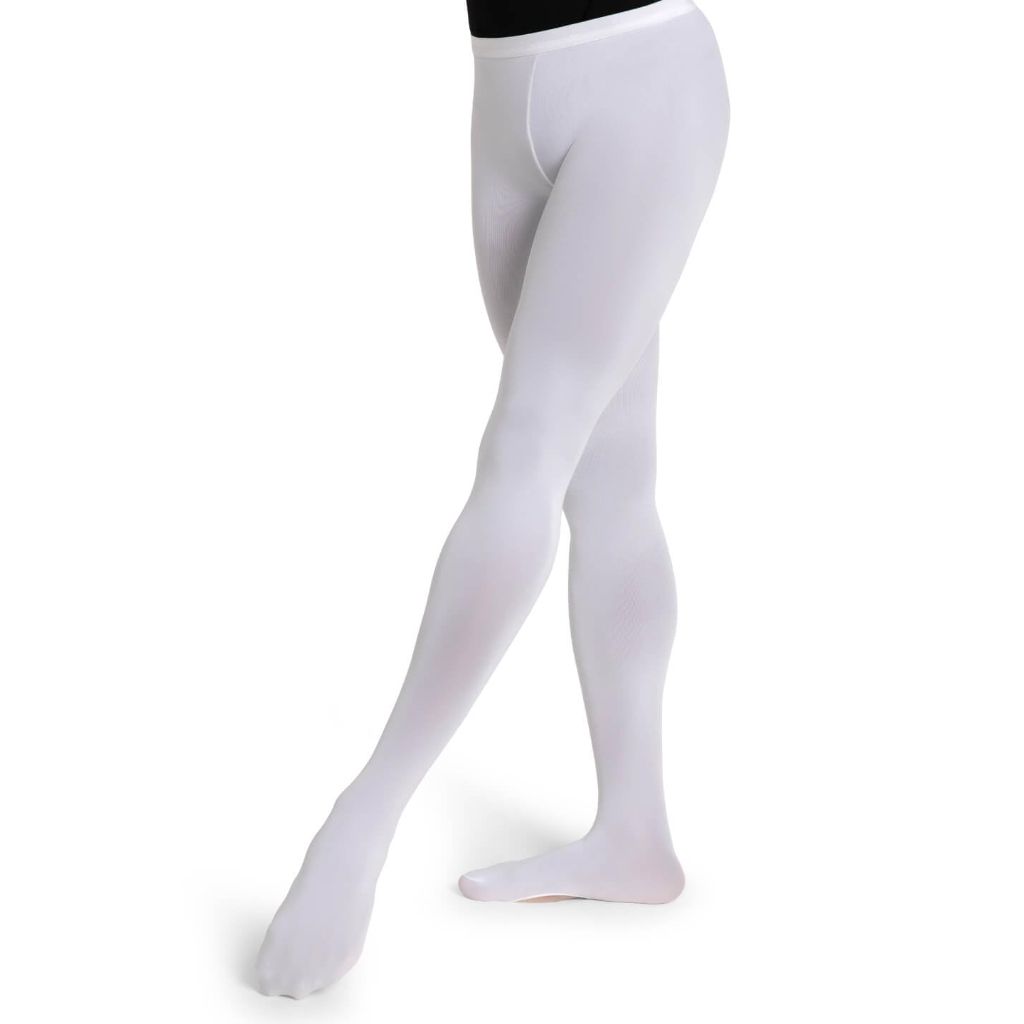 Capezio Women's Ultra Soft Transition Tight, White, Large/X-Large