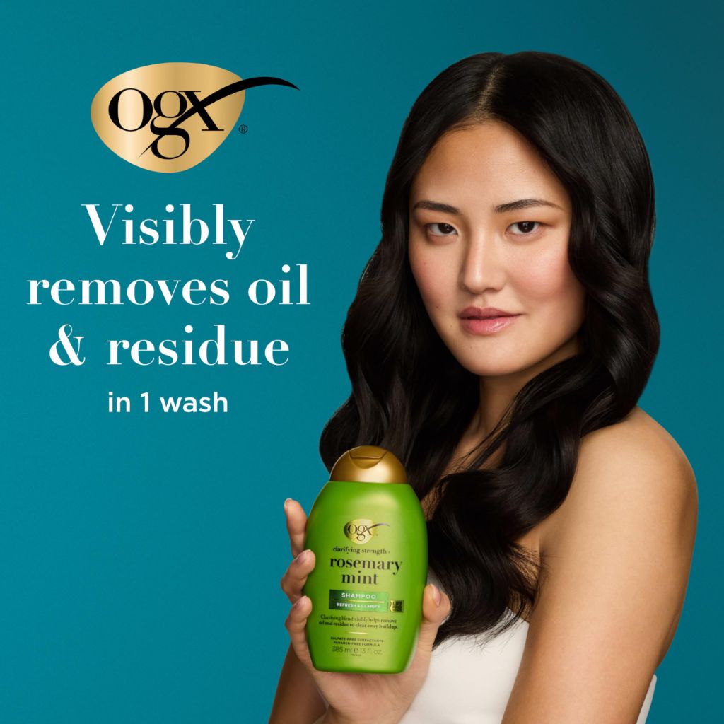 OGX Clarifying Strength + Rosemary Mint Shampoo, 13 fl. oz