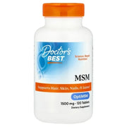 Doctor's Best MSM with OptiMSM 1500mg - 120 Tablets