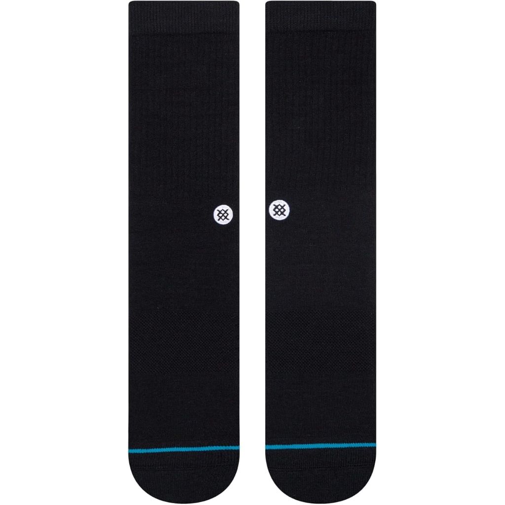 Stance Men's ICON 3 Pack Crew, black MEDIUM