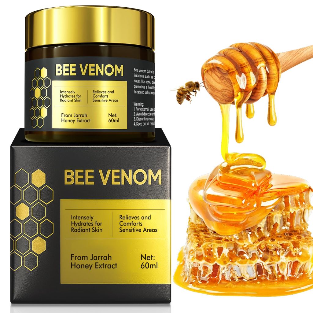 Richie House Bee Venom Cream, Bee Venom Lifting Cream Natural Face Firming Treatment, Reduces Wrinkles & Blemishes,