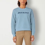 Dickies Women's Water Repellent Logo Sweatshirt - Clear Blue, Size Small