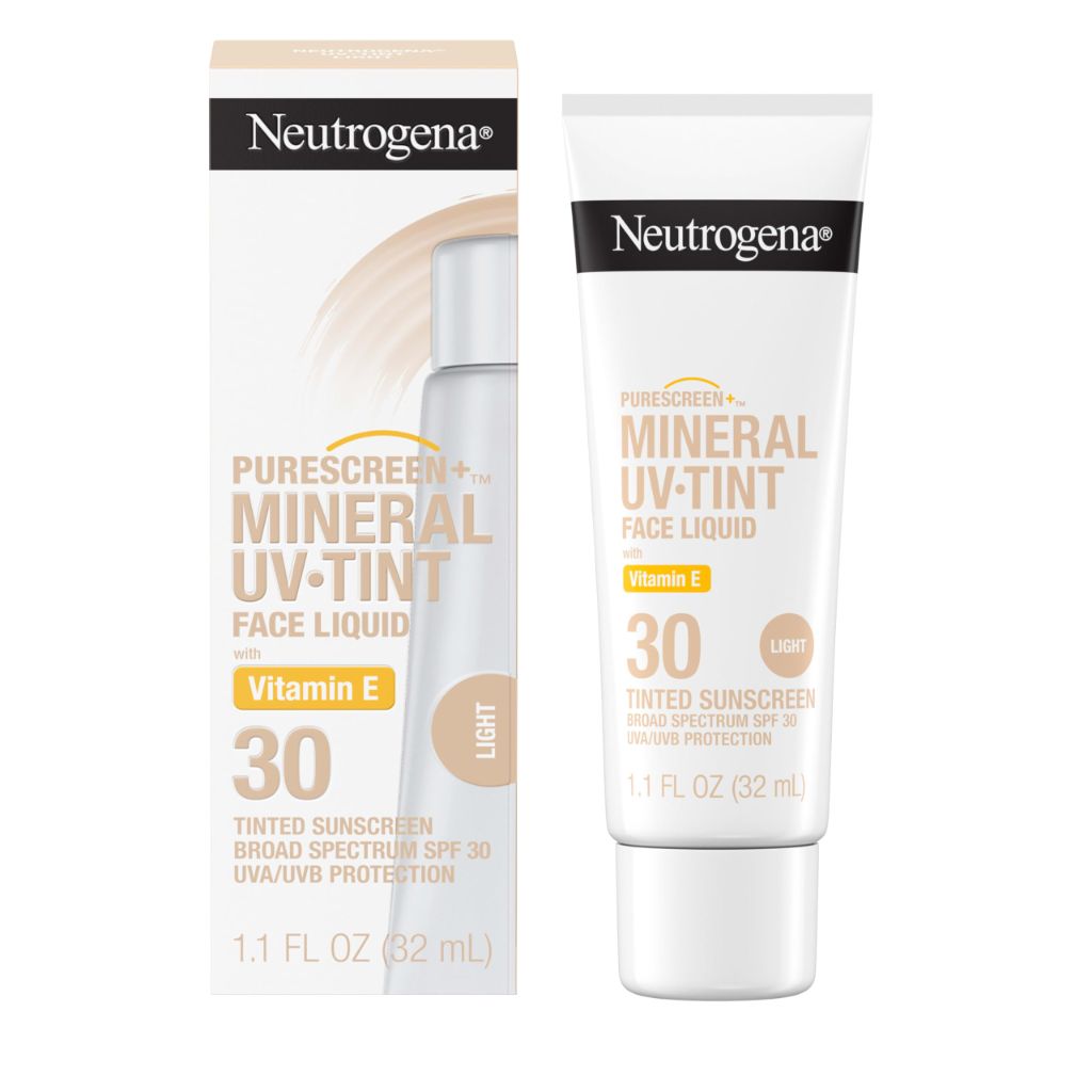 Neutrogena Purescreen+ Mineral UV Tint Face Liquid Tinted Sunscreen - SPF 30, 1.1 fl oz