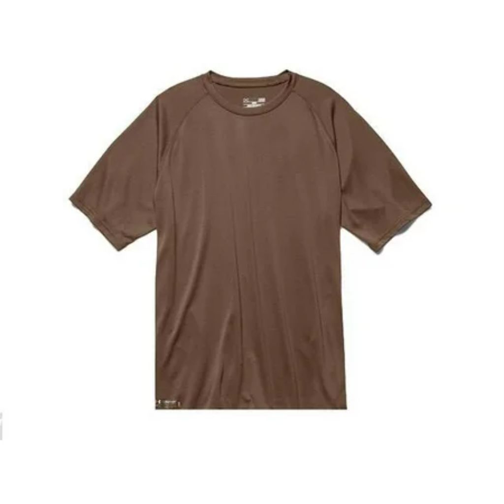 Under Armour 1005684 Men s Tan Tactical Tech Short Sleeve Shirt - Size X-Large